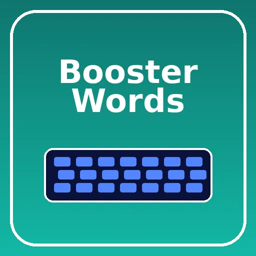 Booster Words typing game icon