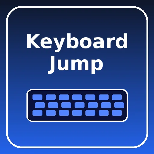Keyboard Jump typing game icon